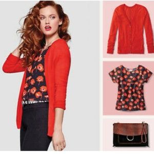 Cabi Flanders Poppy Blouse size M style #3251